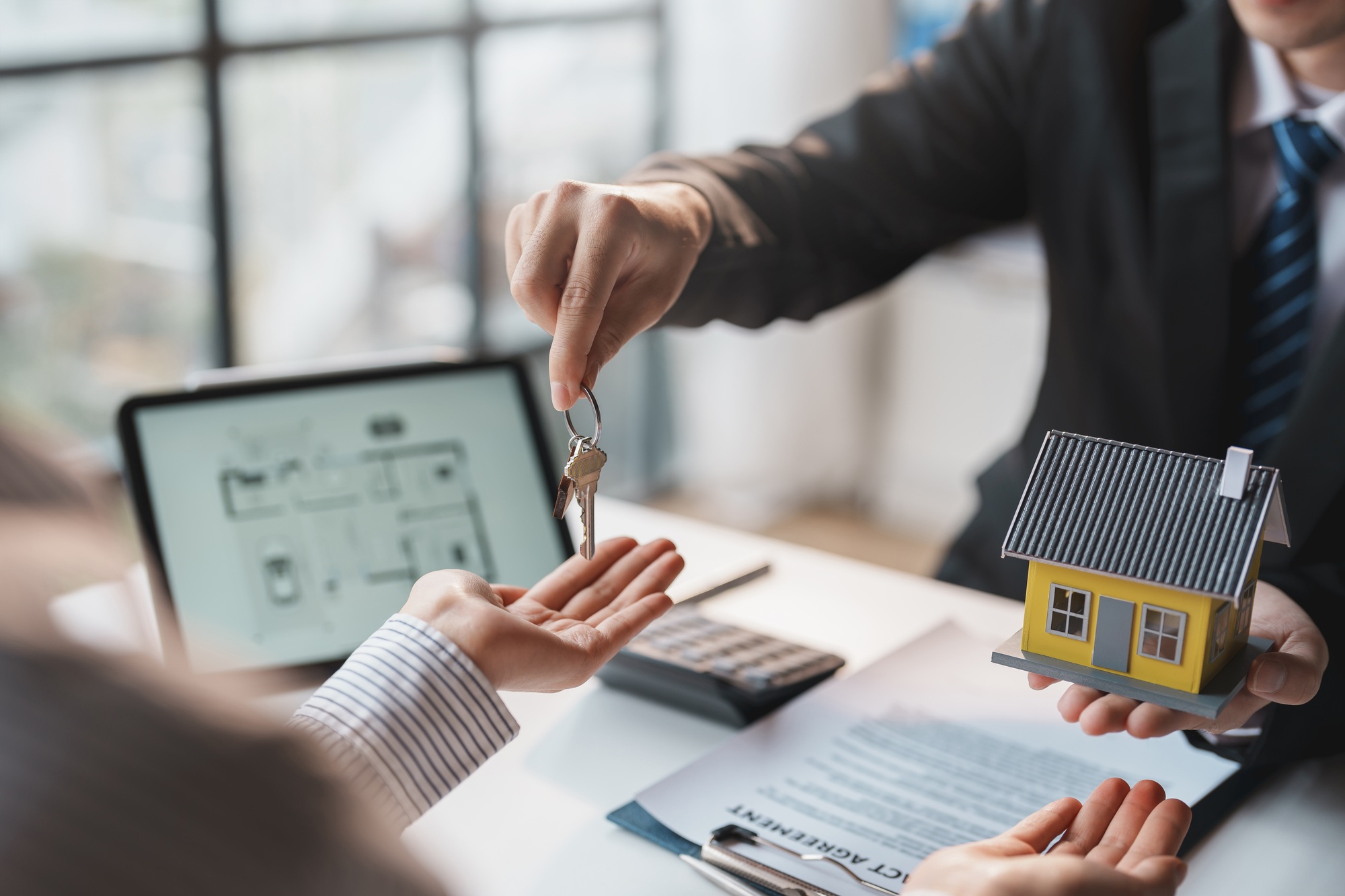House and real estate trading concept.