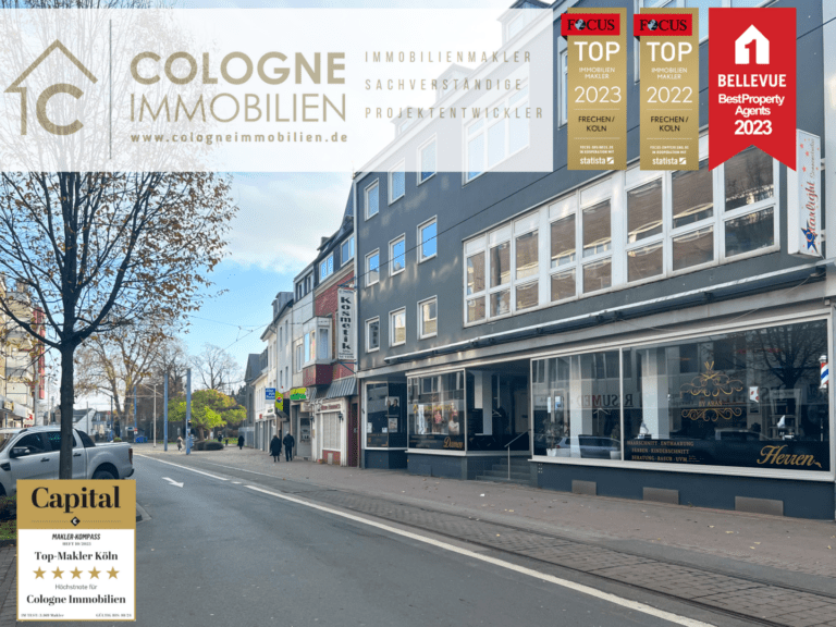 BÜRO-/PRAXISFLÄCHE IN *TOP* LAGE VON FRECHEN-ZENTRUM AUF CA. 110 m² IM SPECKGÜRTEL VON KÖLN – erfolgreich vermittelt