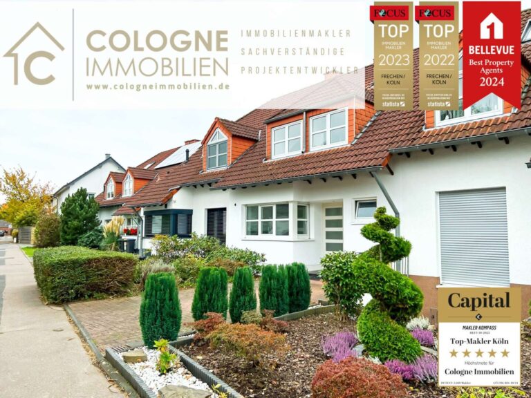 MODERNES EINFAMILIENHAUS MIT 4 ZIMMERN, EBK, GARTEN UND TERRASSE IN KÖLN-WIDDERSDORF – erfolgreich vermittelt