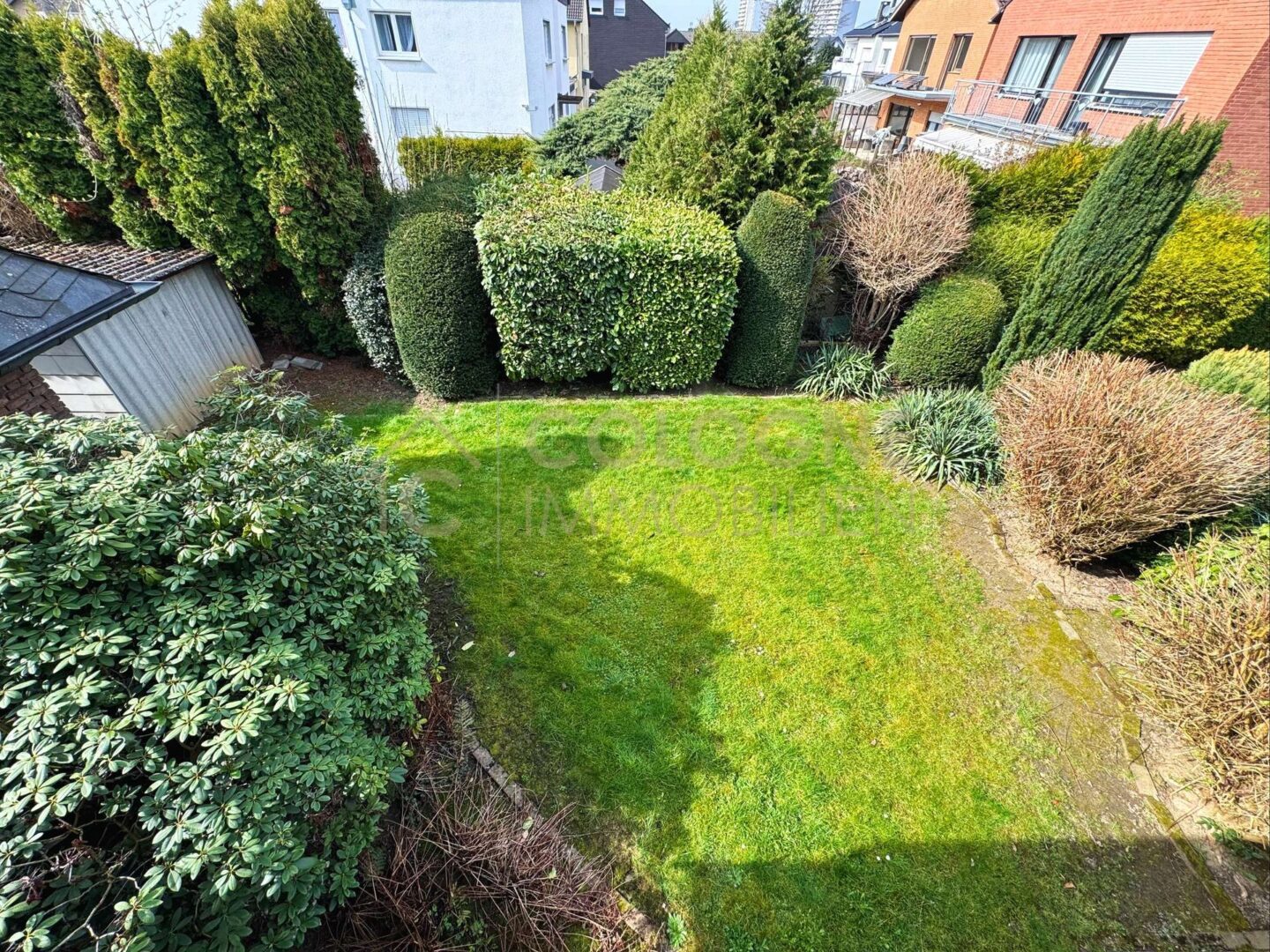 Hintere Garten - Balkonblick