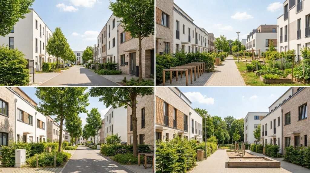 Moderne Wohnquartiere