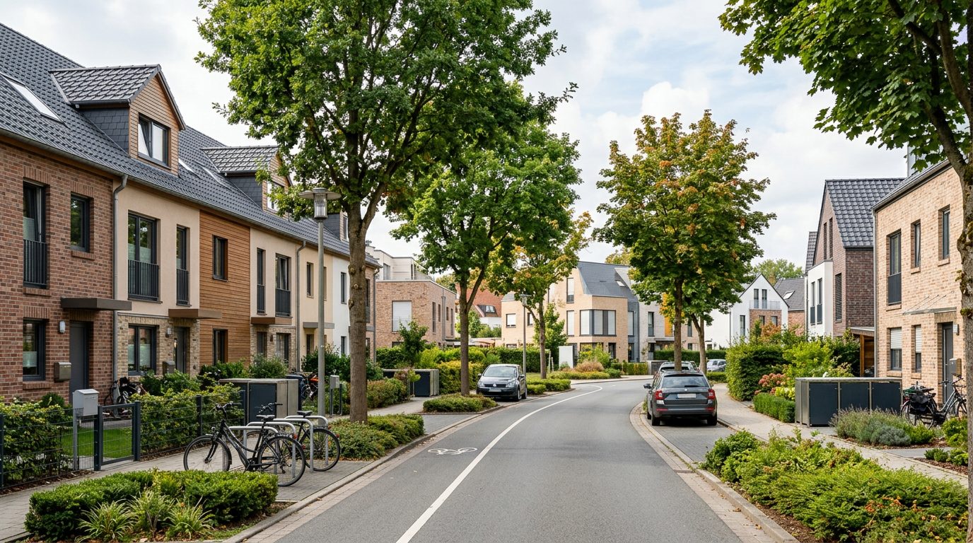 Modernes Wohnquartier in Köln-Widdersdorf