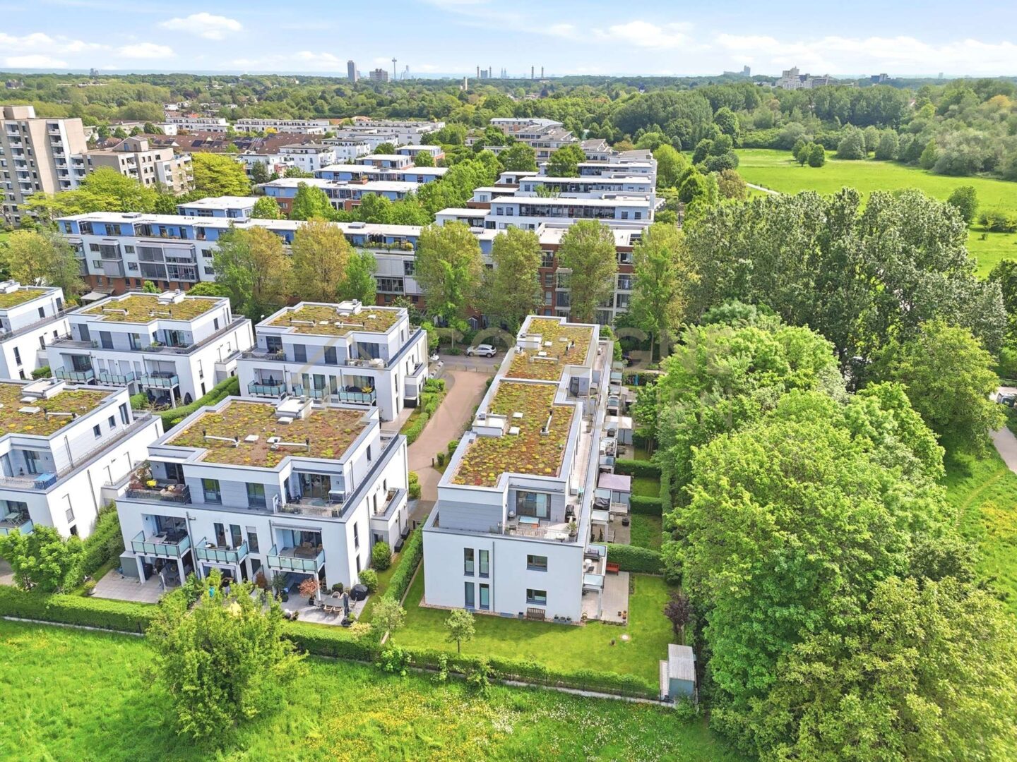 Luftansicht der Anlage
