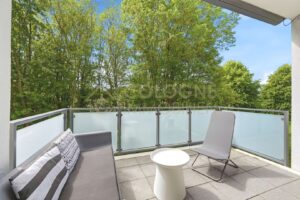 Terrasse mit Blick ins Grüne