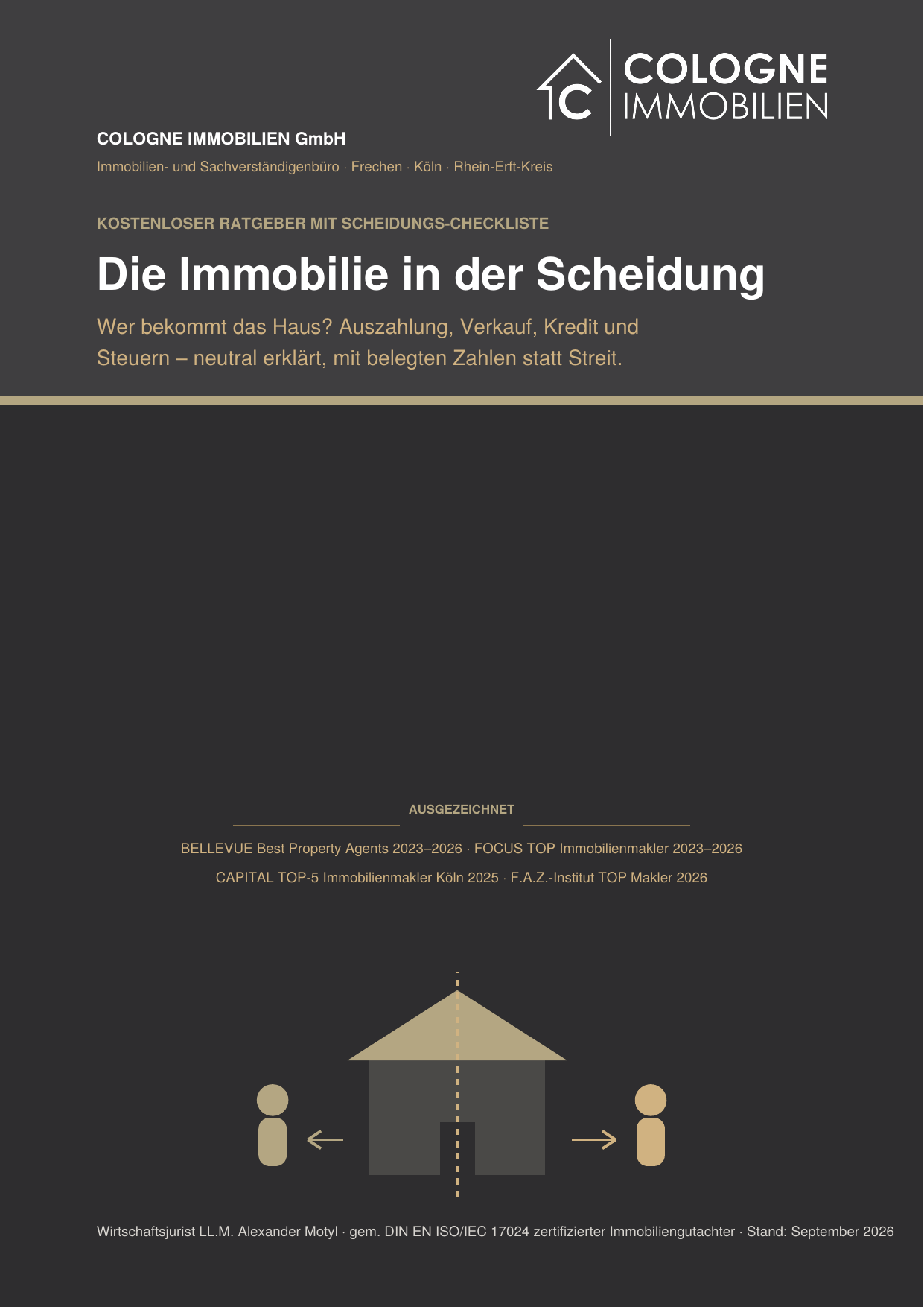 Deckblatt Ratgeber Immobilie in der Scheidung
