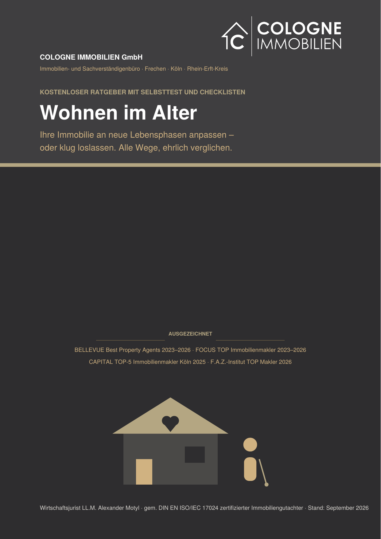Deckblatt Ratgeber Wohnen im Alter