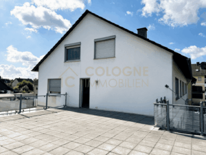 80 m² große Dachterrasse